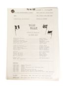 'ALLO 'ALLO! (BBC SITCOM) - ORIGINAL PRODUCTION SCRIPT