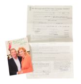 THE DES O'CONNOR SHOW (1970) - VALERIE LEON ORIGINAL CONTRACT