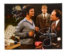 ONLY FOOLS & HORSES - STAGE FRIGHT - TRIPLE AUTOGRAPHED 8X10