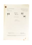 'ALLO 'ALLO! (BBC SITCOM) - ORIGINAL REHEARSAL SCRIPT