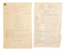 THE GOON SHOW – BBC COMEDY SHOW 1951-1960 - ORIGINAL RECORDING SCRIPT