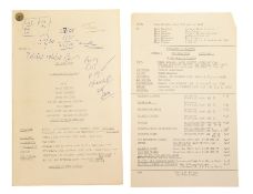 THE GOON SHOW – BBC COMEDY SHOW 1951-1960 - ORIGINAL RECORDING SCRIPT
