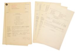 THE GOON SHOW – BBC COMEDY SHOW 1951-1960 - ORIGINAL RECORDING SCRIPT