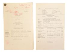 THE GOON SHOW – BBC COMEDY SHOW 1951-1960 - ORIGINAL RECORDING SCRIPT