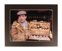 ONLY FOOLS & HORSES - SIR DAVID JASON - SIGNED 16X12