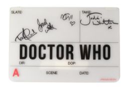 DOCTOR WHO -THIRTEENTH DOCTOR ERA - PRODUCTION USED CLAPPERBOARD