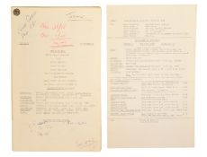 THE GOON SHOW – BBC COMEDY SHOW 1951-1960 - ORIGINAL RECORDING SCRIPT