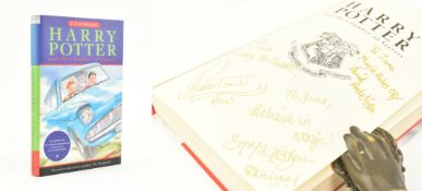 CAST SIGNED HARRY POTTER - THE CHAMBER OF SECRETS SIGNED BY RADCLIFFE, WATSON & GRINT