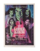 HAMMOR HORROR - SIGNED POSTER - FROM VALERIE LEON'S COLLECTION
