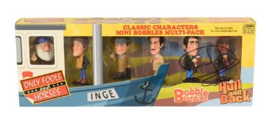 ONLY FOOLS & HORSES - BOBBLE BUDDIES SIGNED BY DAVID JASON