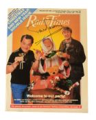 ONLY FOOLS & HORSES - DAVID JASON SIGNED VINTAGE 1985 RADIO TIMES