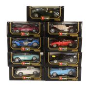 DIECAST - BURAGO 1/18 SCALE BOXED DIECAST MODEL CARS