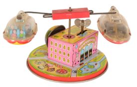 CLOCKWORK TOYS - VINTAGE JAPANESE TINPLATE SKYBUS RIDE