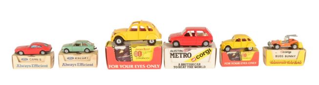 DIECAST - VINTAGE CORGI DIECAST MODEL CARS