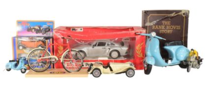 DIECAST - COLLECTION OF ASSORTED DIECAST MODEL CARS & BIKES