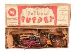 PELHAM PUPPETS - VINTAGE HAND PAINTED WOODEN PELHAM PUPPET