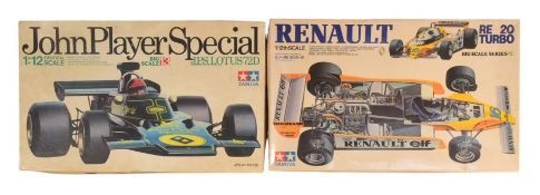 MODEL KITS - X2 TAMIYA 1/12 SCALE FORMULA RACING CAR MODELS