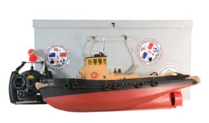 RADIO CONTROLLED BOAT - 'EDITH' RC BOAT WITH CARRY CASE