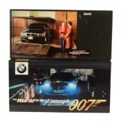 DIECAST - X2 LARGE SCALE JAMES BOND DIECAST BMW CARS