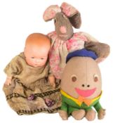 COLLECTION OF VINTAGE BEARS & DOLLS