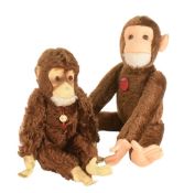 TEDDY BEARS - VINTAGE HERMAN & SCHUCO MONKEY SOFT TOYS