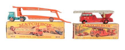 DIECAST - X2 VINTAGES LESNEY MATCHBOX DIECAST MODELS