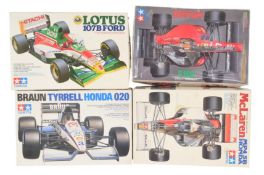 MODEL KITS - X4 TAMIYA 1/20 SCALE PLASTIC MODEL KITS