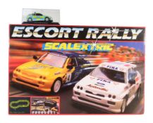 SCALEXTRIC - ESCORT RALLY SET & POLICE CAR