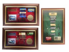 DIECAST - X3 FRAMED LLEDO & MATCHBOX DIECAST MODELS