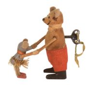 VINTAGE GERMAN SCHUCO CLOCKWORK BEAR