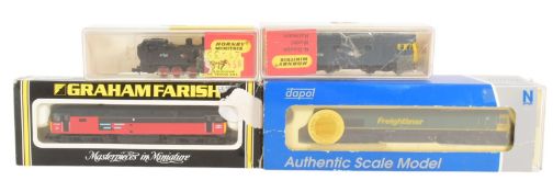 N GAUGE - COLLECTION OF X4 BOXED LOCOMOTIVES