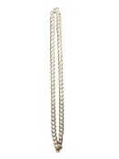 SILVER 925 FLAT LINK NECKLACE CHAIN