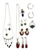 COLLECTION OF 925 SILVER JEWELLERY