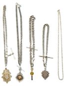 COLLECTION OF 925 SILVER CHAINS