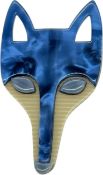 LEA STEIN BLUE FOX CELLULOID BROOCH