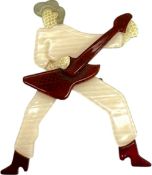 LEA STEIN ELVIS PRESLEY CELLULOID BROOCH
