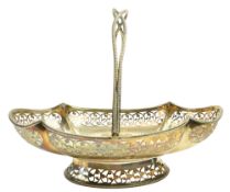 VICTORIAN 19TH CENTURY PUXTON PARISH LARGE HANDLED FRUIT BOWL