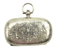 AN EDWARD VII HALLMARKED SILVER SOVEREIGN CASE