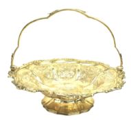 19TH CENTURY WILLIAM IV HALLMARKED SILVER FRUIT BASKET, LONDON