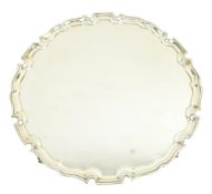 20TH CENTURY HALLMARKED SILVER SALVER TRAY 1962 LONDON