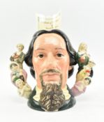 ROYAL DOULTON - D 6939 CHARLES DICKENS - LIMITED EDITION TWIN HANDLED CERAMIC CHARACTER JUG
