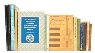 VIOLINS. COLLECTION OF FIFTEEN WORKS RELATING TO RESTORATION & MAKING