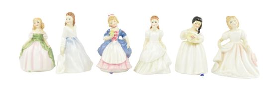 ROYAL DOULTON - COLLECTION OF SIX PORCELAIN FIGURINES
