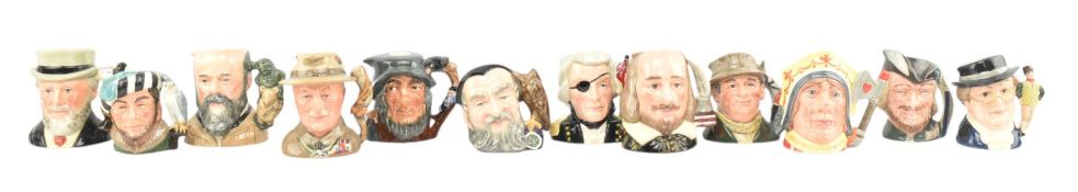 ROYAL DOULTON - COLLECTION OF TWELVE CERAMIC CHARACTER JUGS