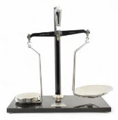 AVERY - PAIR OF EARLY 20TH CENTURY ART DECO CHROME SCALES
