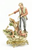 ITALIAN CAPODIMONTE FIGURINE BY SANDRO MAGGIONI - THE HUNTER
