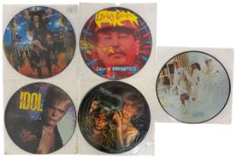 PICTURE DISCS - FIVE VINYL RECORDS
