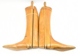 VINTAGE 20TH CENTURY PAIR OF WOODEN BOOT STRETCHERS