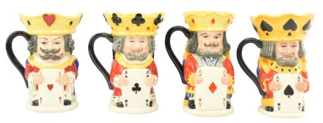 ROYAL DOULTON - FOUR LIMITED EDITION CHARACTER TOBY JUGS