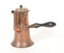 19TH CENTURY VICTORIAN COPPER CHOCOLATE POT